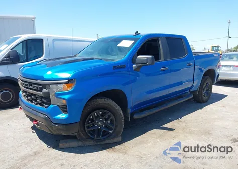 2023 Chevrolet Silverado 1500 4Wd Short Bed Custom Trail Boss from USA, damaged, VIN 3GCPDCEK3PG296412